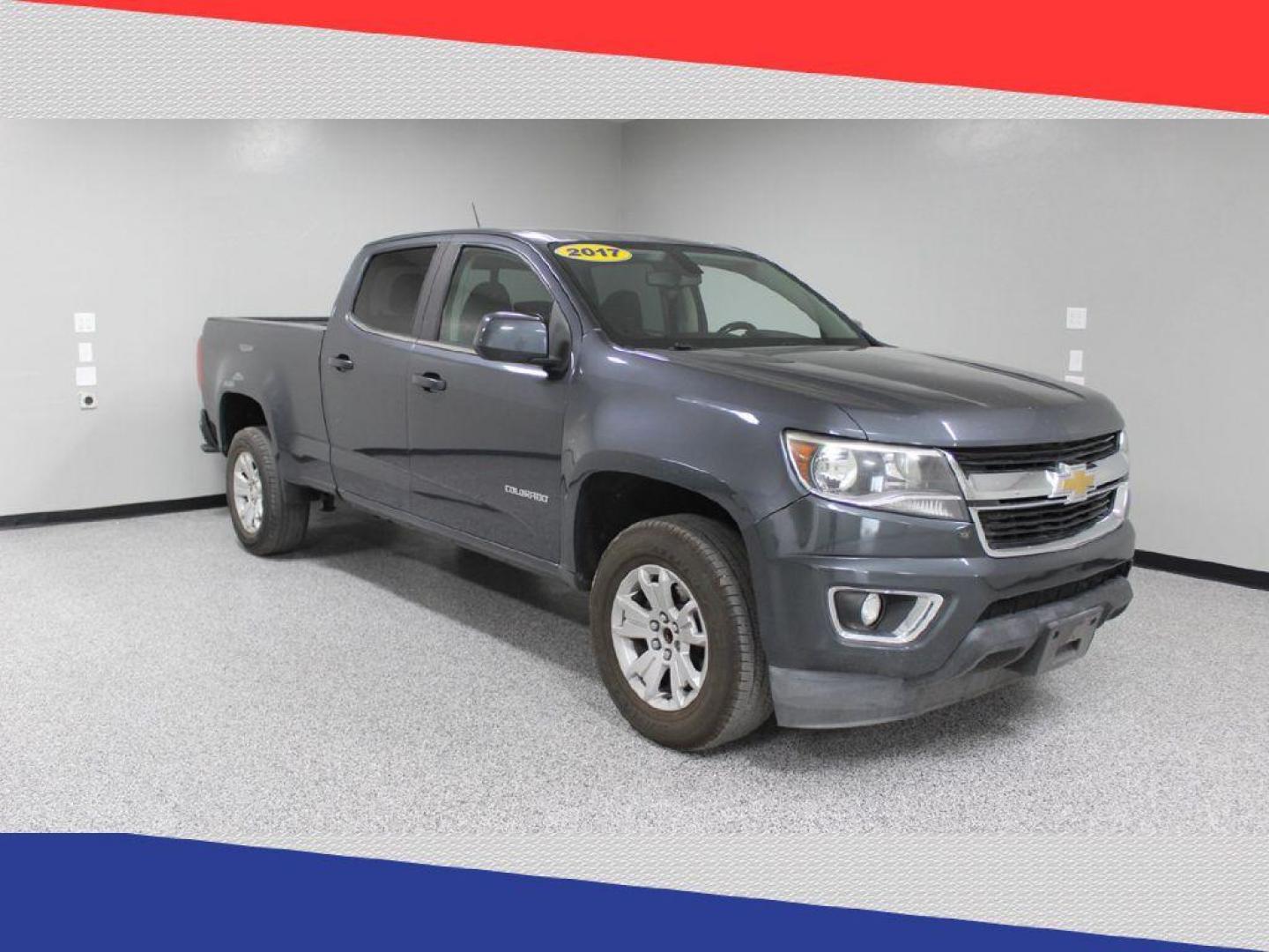 2017 Chevrolet Colorado LT Crew Cab 2WD Long Box (1GCGSCEN1H1) with an 3.6L V6 DOHC 24V GAS engine, 6A transmission, located at 5170 N La Cholla Blvd, Tucson, AZ, 85705, (520) 989-0282, 32.228245, -111.011742 - 2017 Chevrolet Colorado - Photo#0