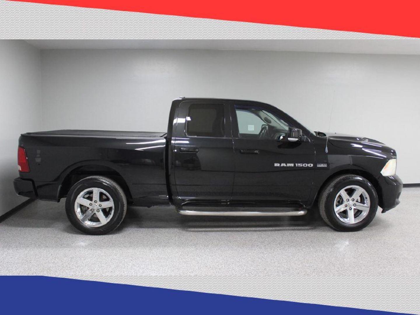 2011 Dodge Ram 1500 Sport Quad Cab 4WD (1D7RV1GT5BS) with an 5.7L V8 OHV 16V engine, 5-Speed Automatic transmission, located at 5170 N La Cholla Blvd, Tucson, AZ, 85705, (520) 989-0282, 32.228245, -111.011742 - 2011 Dodge Ram 1500 - Photo#1