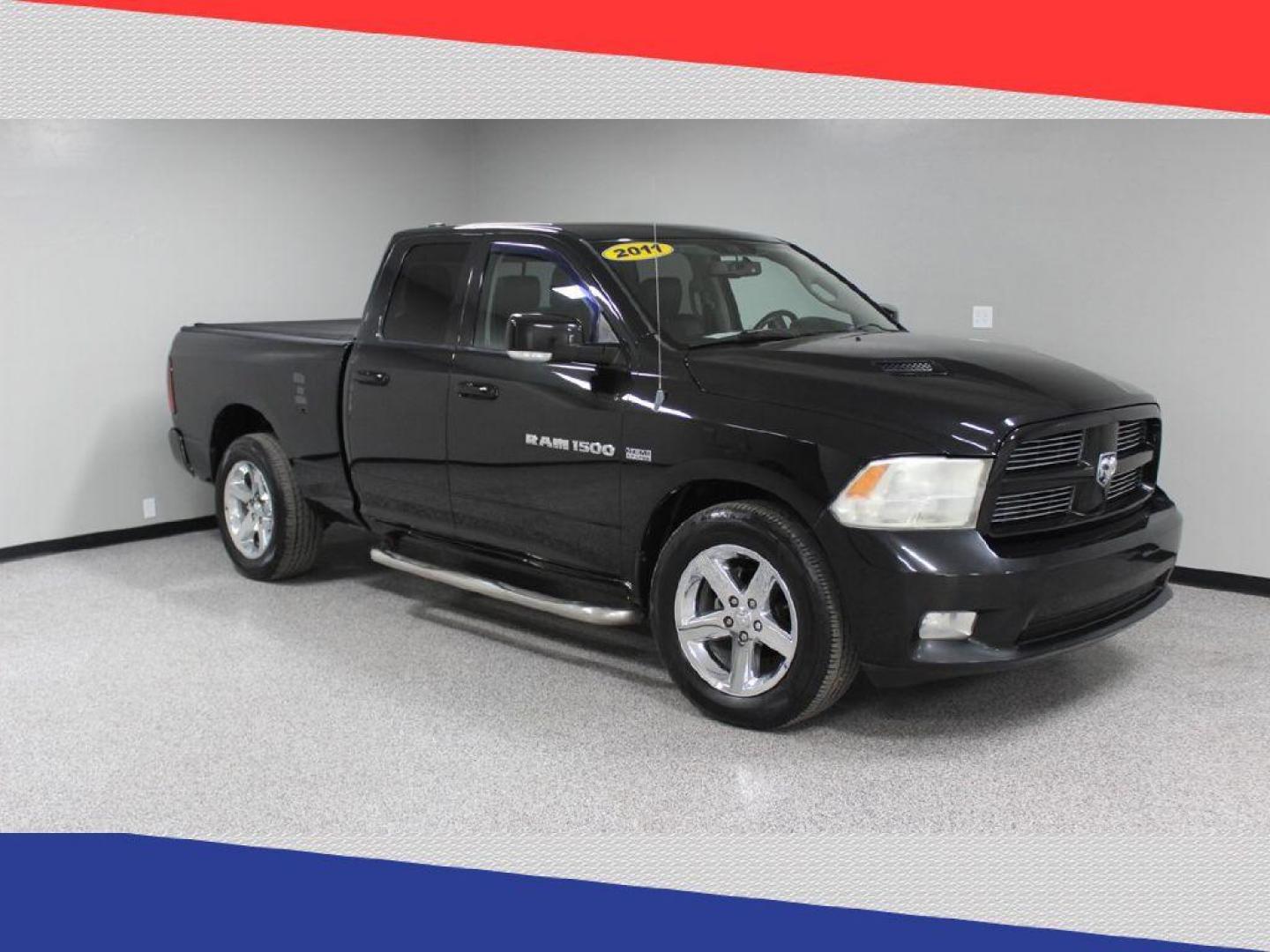 2011 Dodge Ram 1500 Sport Quad Cab 4WD (1D7RV1GT5BS) with an 5.7L V8 OHV 16V engine, 5-Speed Automatic transmission, located at 5170 N La Cholla Blvd, Tucson, AZ, 85705, (520) 989-0282, 32.228245, -111.011742 - 2011 Dodge Ram 1500 - Photo#0