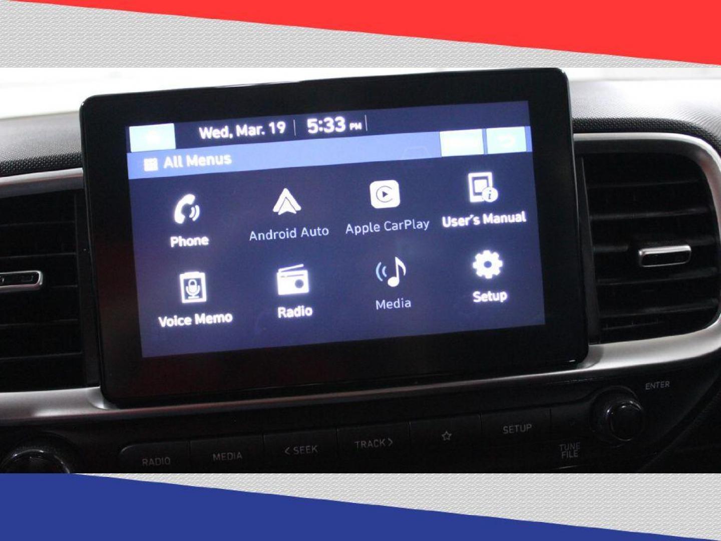 2020 Hyundai Venue SEL (KMHRC8A34LU) with an 1.6L L4 DOHC 16V engine, 6A transmission, located at 5170 N La Cholla Blvd, Tucson, AZ, 85705, (520) 989-0282, 32.228245, -111.011742 - 2020 Hyundai Venue - Photo#19