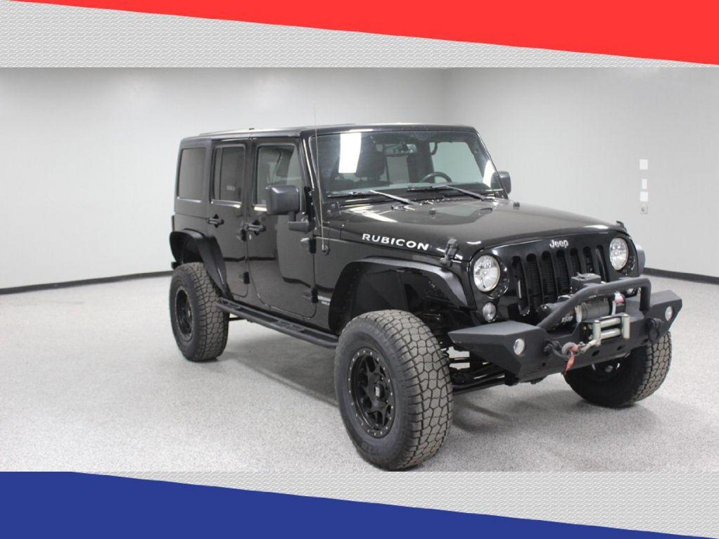 2016 Jeep Wrangler Unlimited Rubicon 4WD (1C4BJWFG4GL) with an 3.6L V6 DOHC 24V FFV engine, Automatic transmission, located at 5170 N La Cholla Blvd, Tucson, AZ, 85705, (520) 989-0282, 32.228245, -111.011742 - 2016 Jeep Wrangler - Photo#0