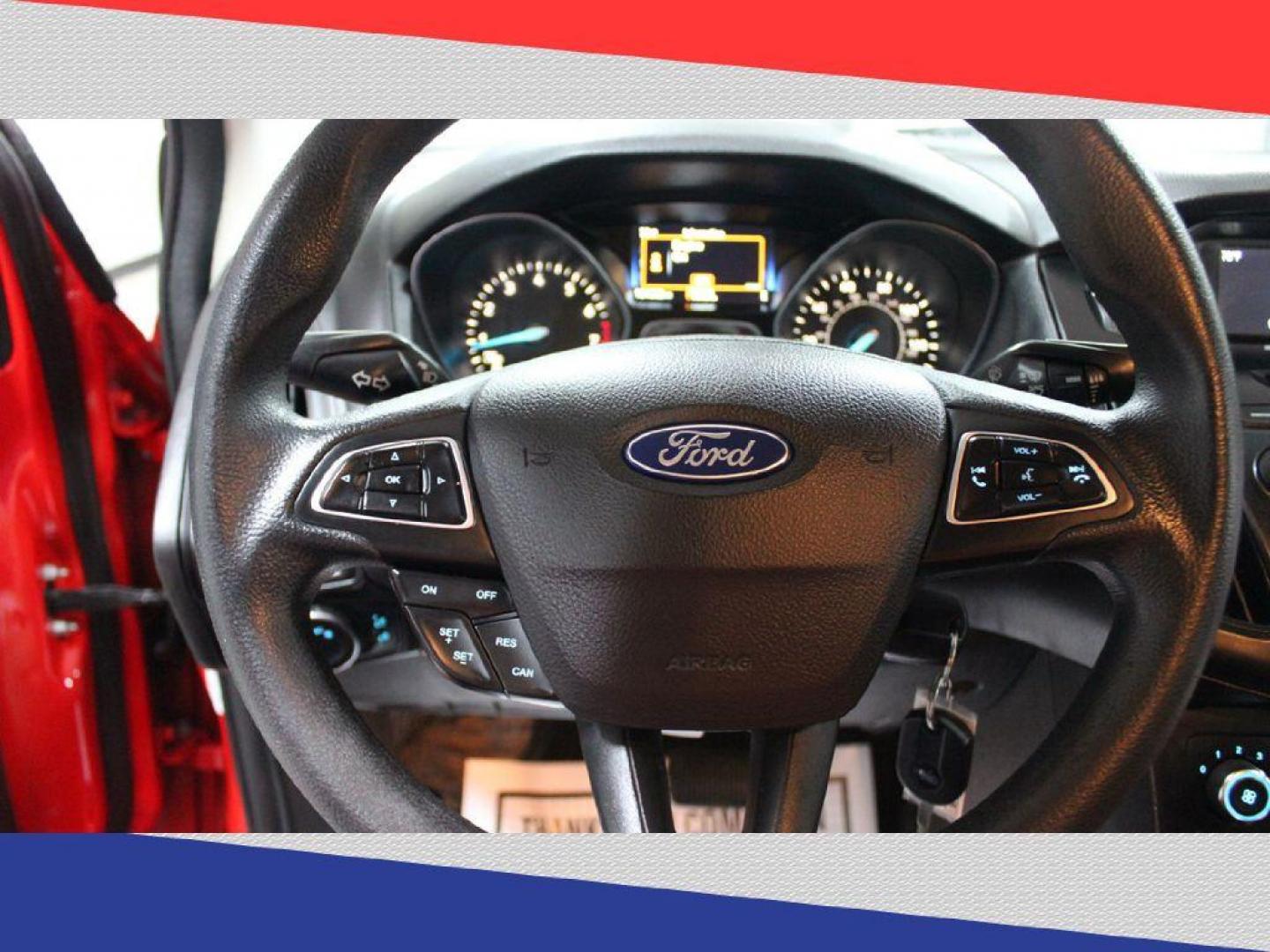 2017 Ford Focus SE Sedan (1FADP3F28HL) with an 2.0L L4 DOHC 16V engine, Automatic transmission, located at 5170 N La Cholla Blvd, Tucson, AZ, 85705, (520) 989-0282, 32.228245, -111.011742 - 2017 Ford Focus - Photo#13