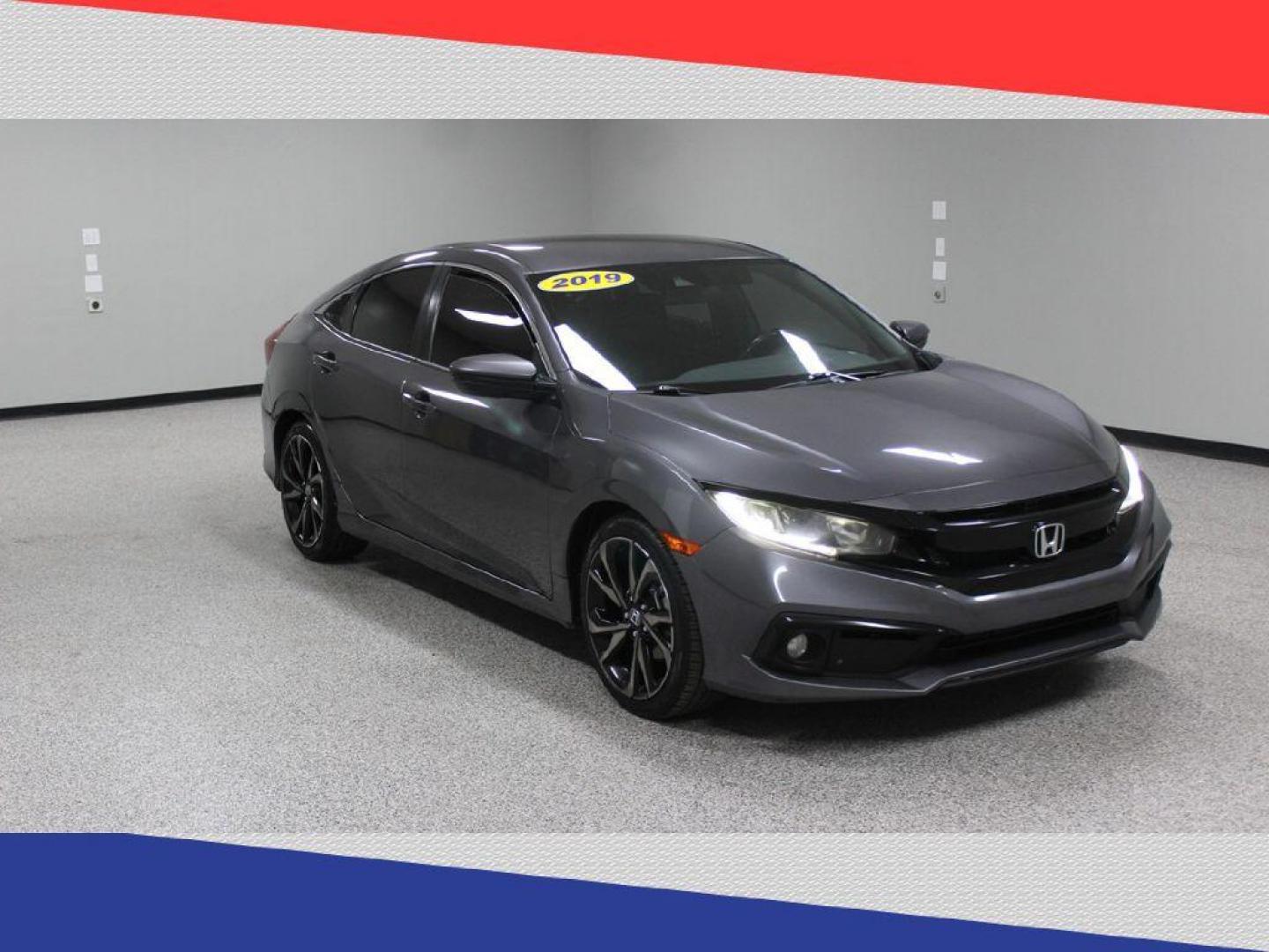 2019 Honda Civic EX Honda Sensing Sedan CVT (2HGFC2F83KH) with an 2.0L L4 DOHC 16V engine, CVT transmission, located at 5170 N La Cholla Blvd, Tucson, AZ, 85705, (520) 989-0282, 32.228245, -111.011742 - 2019 Honda Civic - Photo#0