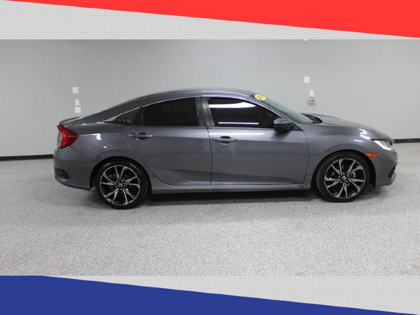 2019 Honda Civic EX Honda Sensing Sedan CVT (2HGFC2F83KH) with an 2.0L L4 DOHC 16V engine, CVT transmission, located at 5170 N La Cholla Blvd, Tucson, AZ, 85705, (520) 989-0282, 32.228245, -111.011742 - 2019 Honda Civic - Photo#1