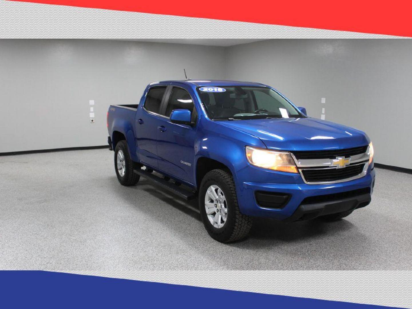 2018 Chevrolet Colorado LT Crew Cab 4WD Long Box (1GCGTCEN0J1) with an 3.6L V6 DOHC 24V GAS engine, 6A transmission, located at 5170 N La Cholla Blvd, Tucson, AZ, 85705, (520) 989-0282, 32.228245, -111.011742 - 2018 Chevrolet Colorado - Photo#0