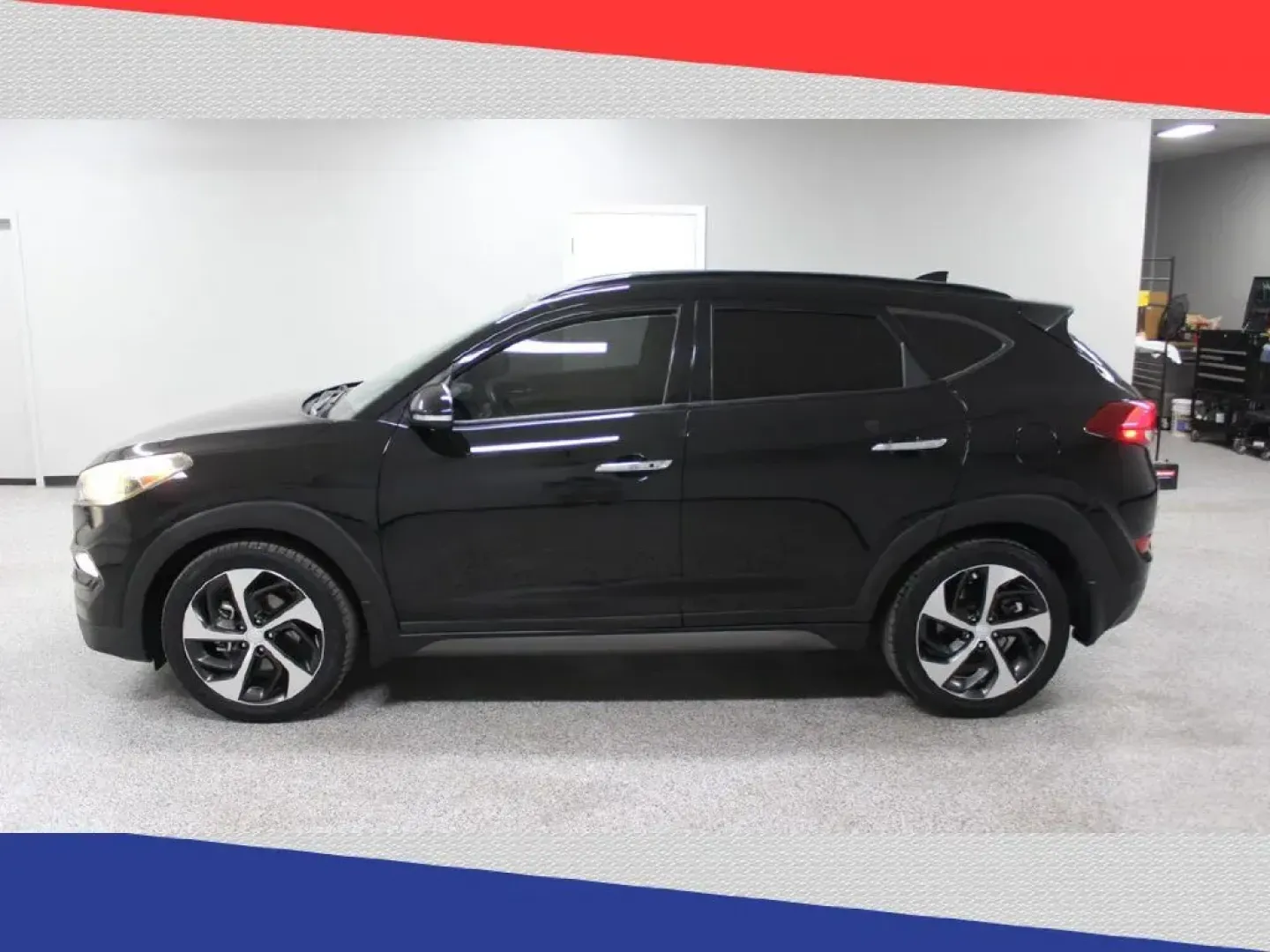 2016 Hyundai Tucson Eco (KM8J33A29GU) with an 1.6L L4 DOHC 16V engine, 7A transmission, located at 5170 N La Cholla Blvd, Tucson, AZ, 85705, (520) 989-0282, 32.228245, -111.011742 - 2016 Hyundai Tucson - Photo#5