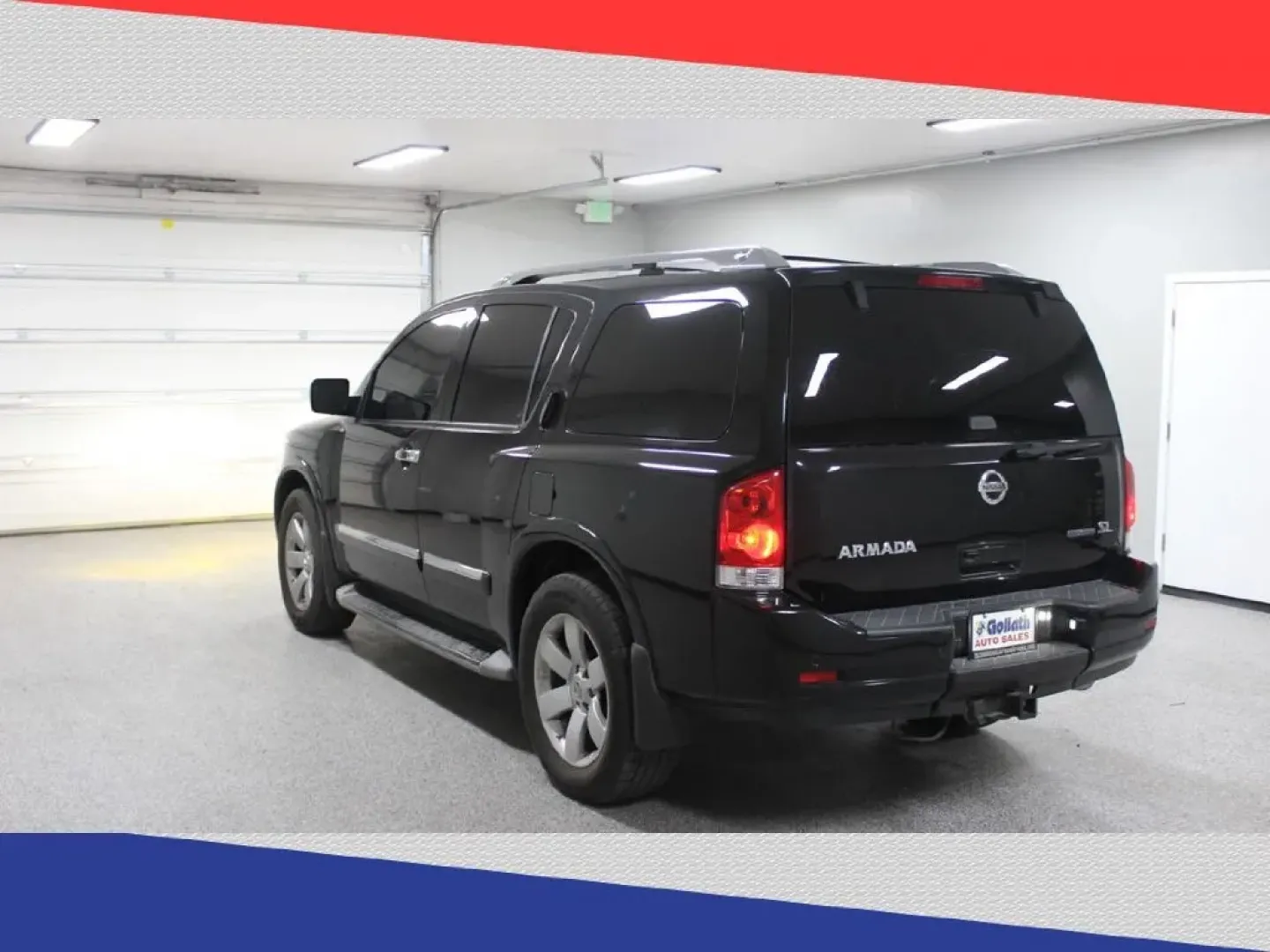 2014 Nissan Armada SL 2WD (5N1BA0ND2EN) with an 5.6L V8 DOHC 32V FFV engine, 5-Speed Automatic transmission, located at 5170 N La Cholla Blvd, Tucson, AZ, 85705, (520) 989-0282, 32.228245, -111.011742 - Looking for the perfect vehicle that combines space, comfort, and rugged capability? Look no further than the 2014 Nissan Armada SL 2WD, now available at Goliath Auto Sales in Tucson, AZ. This spacious SUV is designed for families and adventurers alike, accommodating up to 8 passengers for those mem - Photo#4