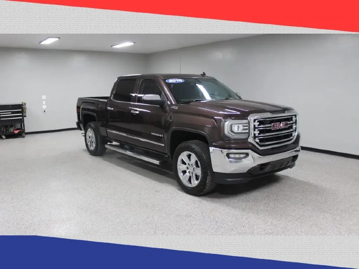 2016 GMC Sierra 1500 SLT Crew Cab Long Box 4WD (3GTU2NEC1GG) with an 5.3L V8 OHV 16V engine, 6A transmission, located at 5170 N La Cholla Blvd, Tucson, AZ, 85705, (520) 989-0282, 32.228245, -111.011742 - 2016 GMC Sierra 1500 - Photo#0