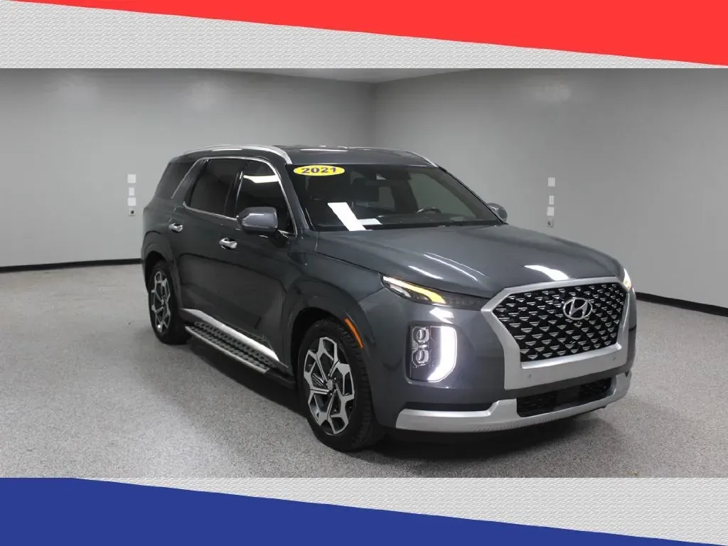 2021 Hyundai Palisade Calligraphy (KM8R74HE6MU) with an 3.8L V6 DOHC 24V engine, 8A transmission, located at 5170 N La Cholla Blvd, Tucson, AZ, 85705, (520) 989-0282, 32.228245, -111.011742 - **Adventure Awaits with the 2021 Hyundai Palisade Perfect for Family Outings or Weekend Getaways!**<br /> <br /> Are you searching for a spacious and reliable SUV that can handle all your family adventures? Look no further than this stunning 2021 Hyundai Palisade, now available at Goliath Auto Sale - Photo#0