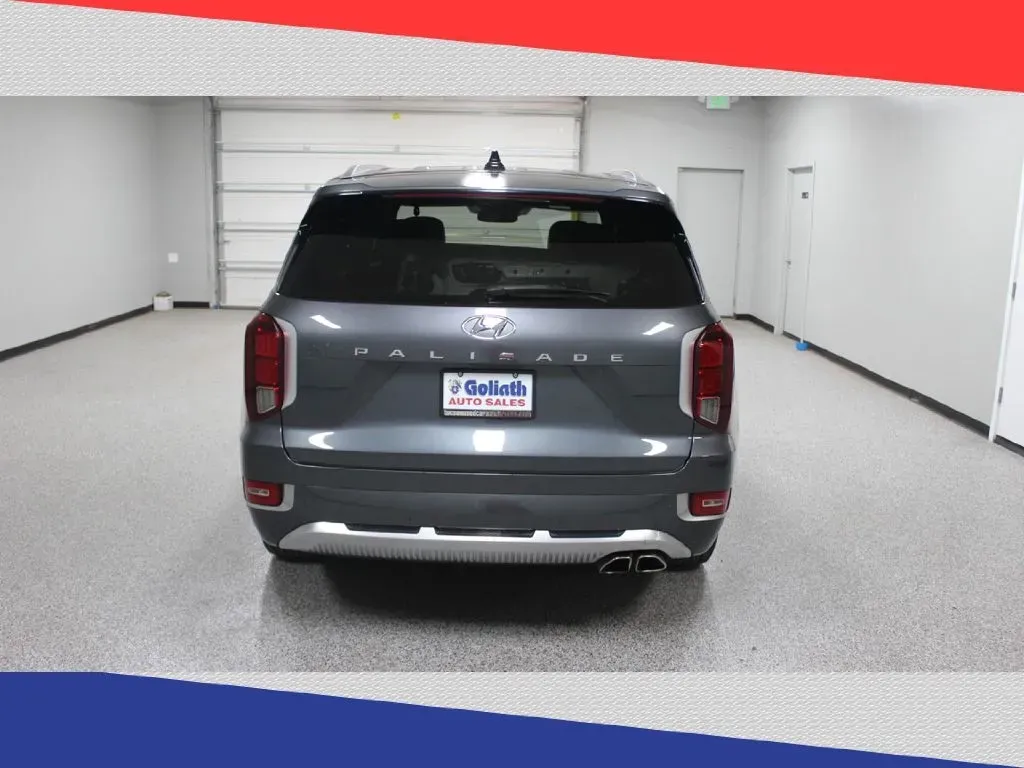 2021 Hyundai Palisade Calligraphy (KM8R74HE6MU) with an 3.8L V6 DOHC 24V engine, 8A transmission, located at 5170 N La Cholla Blvd, Tucson, AZ, 85705, (520) 989-0282, 32.228245, -111.011742 - **Adventure Awaits with the 2021 Hyundai Palisade Perfect for Family Outings or Weekend Getaways!**<br /> <br /> Are you searching for a spacious and reliable SUV that can handle all your family adventures? Look no further than this stunning 2021 Hyundai Palisade, now available at Goliath Auto Sale - Photo#3